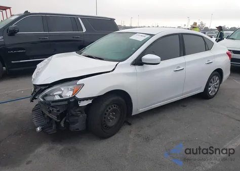 2019 Nissan Sentra S z USA, uszkodzony, nr VIN 3N1AB7AP2KY358828